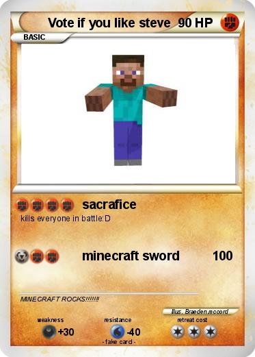 Pokemon Vote if you like steve