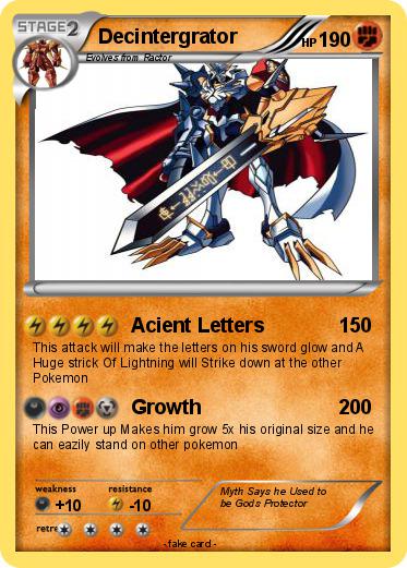 Pokemon Decintergrator
