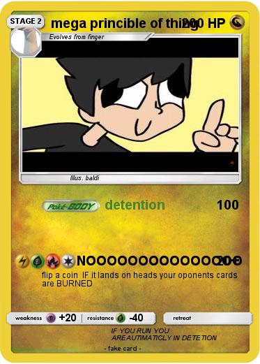 Pokemon mega princible of thing