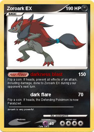 Pokemon Zoroark EX