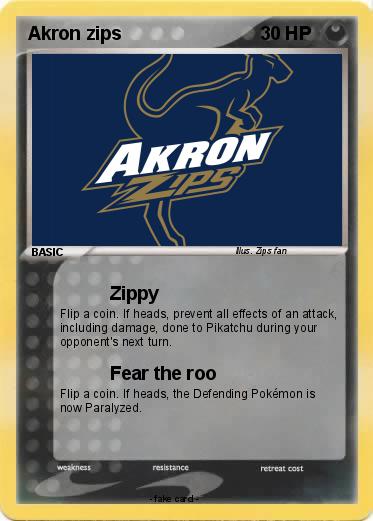 Pokemon Akron zips