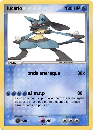 Pokemon lucario