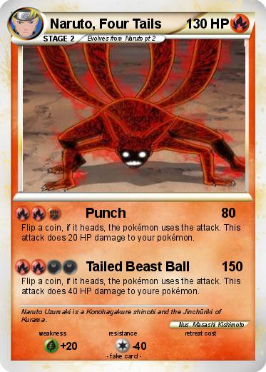 Pokemon Naruto, Four Tails