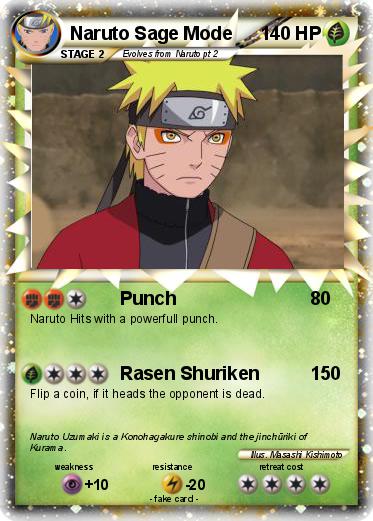 Pokemon Naruto Sage Mode
