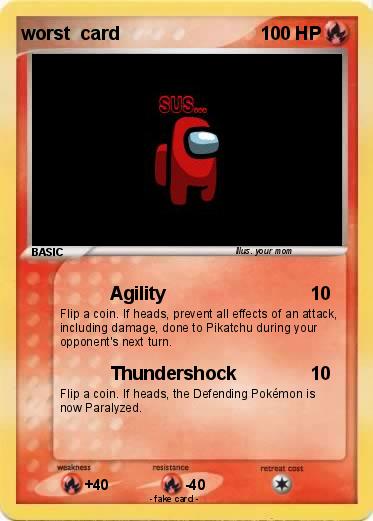 Pokemon worst  card