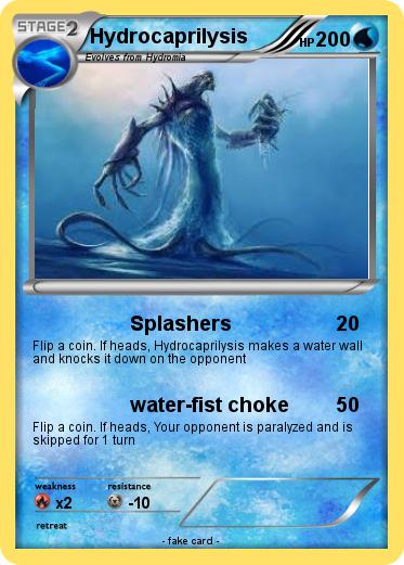 Pokemon Hydrocaprilysis