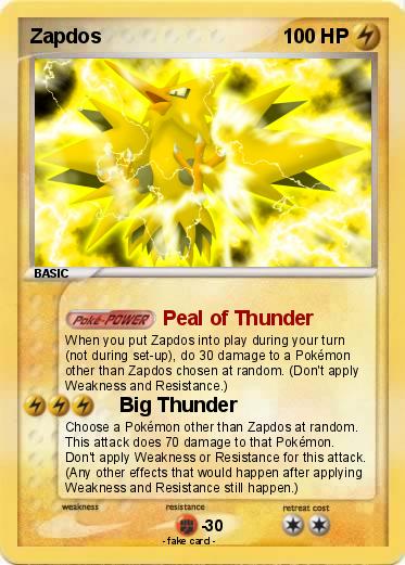 Pokemon Zapdos