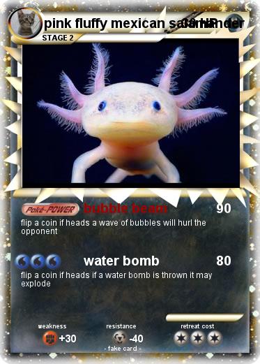 Pokemon pink fluffy mexican salamander