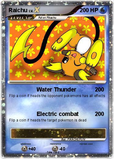 Pokemon Raichu