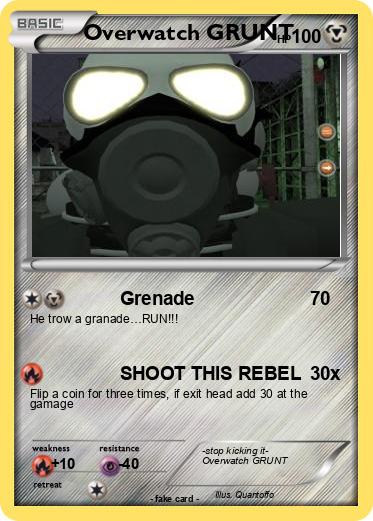 Pokemon Overwatch GRUNT