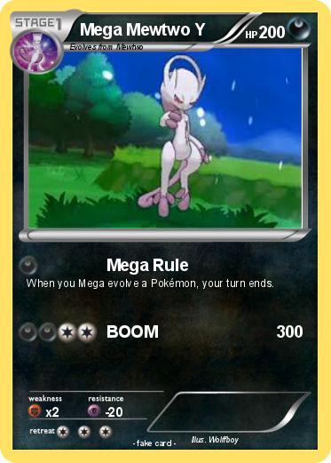 Pokemon Mega Mewtwo Y