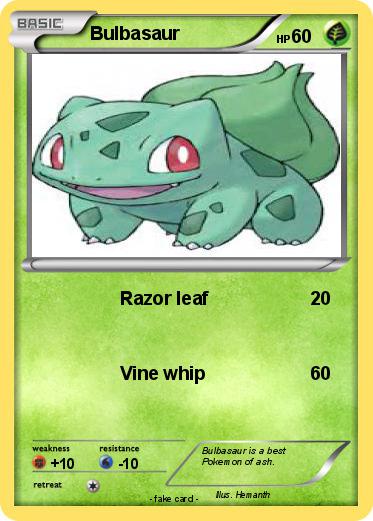 Pokemon Bulbasaur