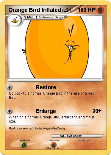 Pokemon Orange Bird Inflated
