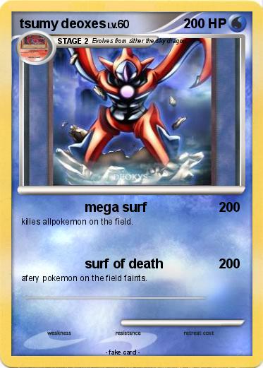 Pokemon tsumy deoxes