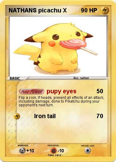 Pokemon NATHANS picachu X