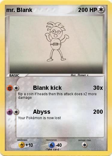 Pokemon mr. Blank