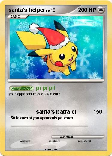 Pokemon santa's helper