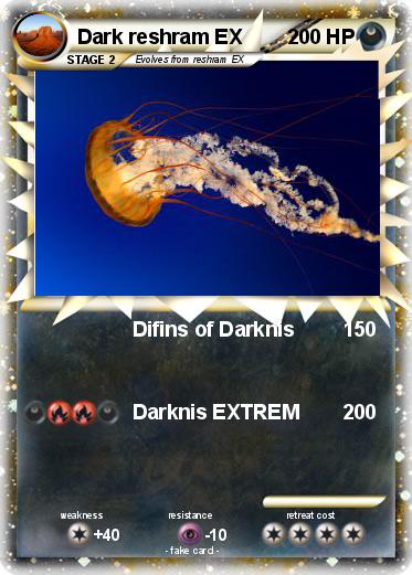 Pokemon Dark reshram EX