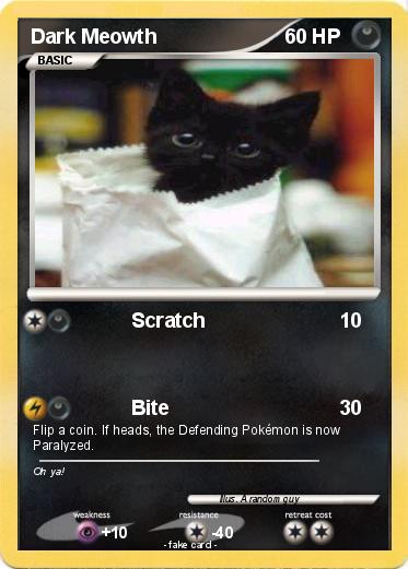 Pokemon Dark Meowth