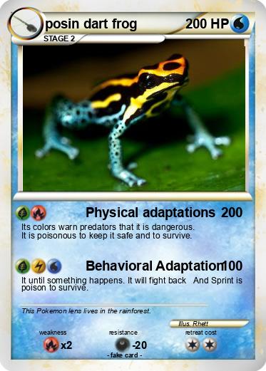Pokemon posin dart frog