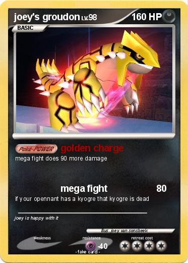 Pokemon joey's groudon