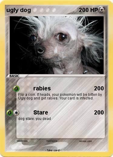 Pokemon ugly dog