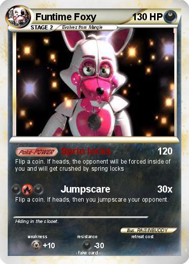 Pokemon Funtime Foxy