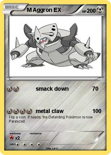 Pokemon M Aggron EX