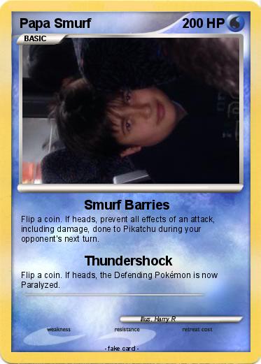 Pokemon Papa Smurf