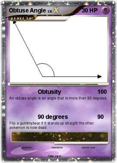 Pokemon Obtuse Angle
