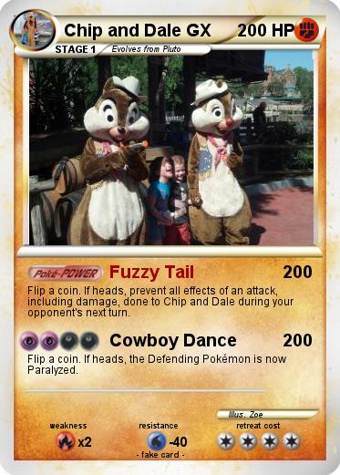 Pokemon Chip and Dale GX