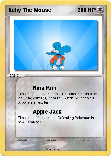 Pokemon Itchy The Mouse