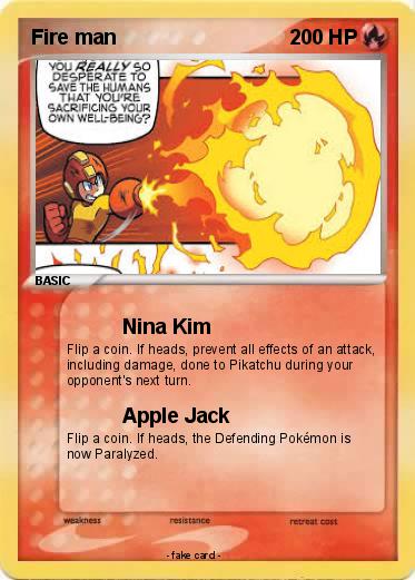Pokemon Fire man