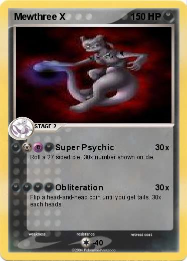 Pokemon Mewthree X