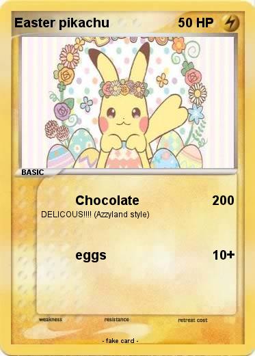 Pokemon Easter pikachu