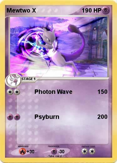 Pokemon Mewtwo X