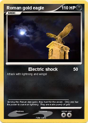 Pokemon Roman gold eagle