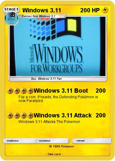 Pokemon Windows 3.11