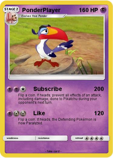 Pokemon PonderPlayer