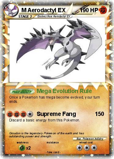 Pokemon M Aerodactyl EX