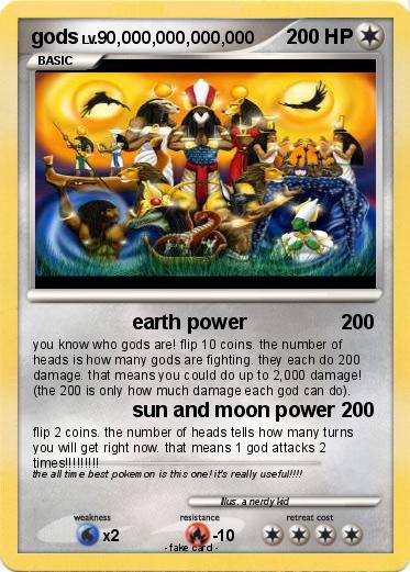 Pokemon gods