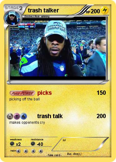 Pokemon trash talker