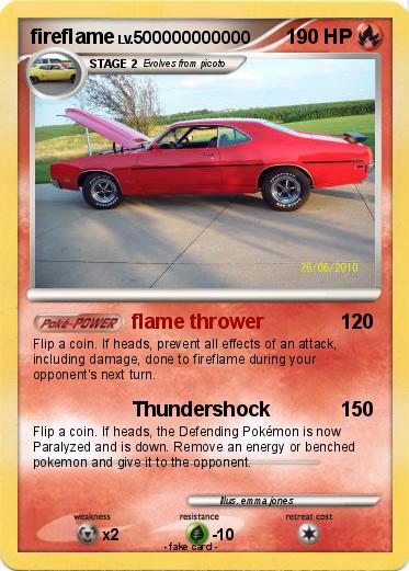 Pokemon fireflame