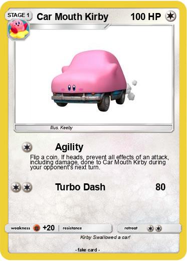 Pokemon Car Mouth Kirby