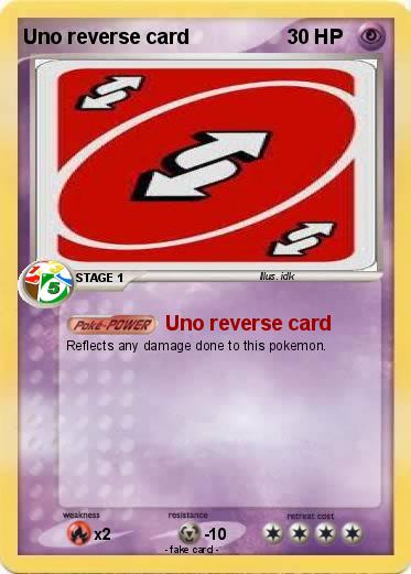 Pokemon Uno reverse card