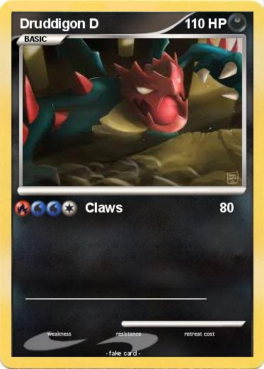 Pokemon Druddigon D