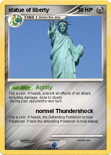 Pokemon statue of liberty