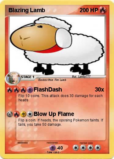 Pokemon Blazing Lamb