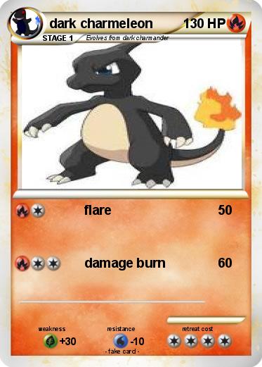 Pokemon dark charmeleon