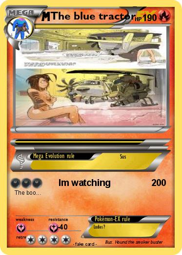 Pokemon The blue tractor